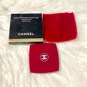 New Chanel Beauty Red Duo Compact Mirror